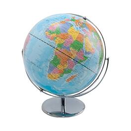 Advantus - 12" Political World Globe - Blue Oceans