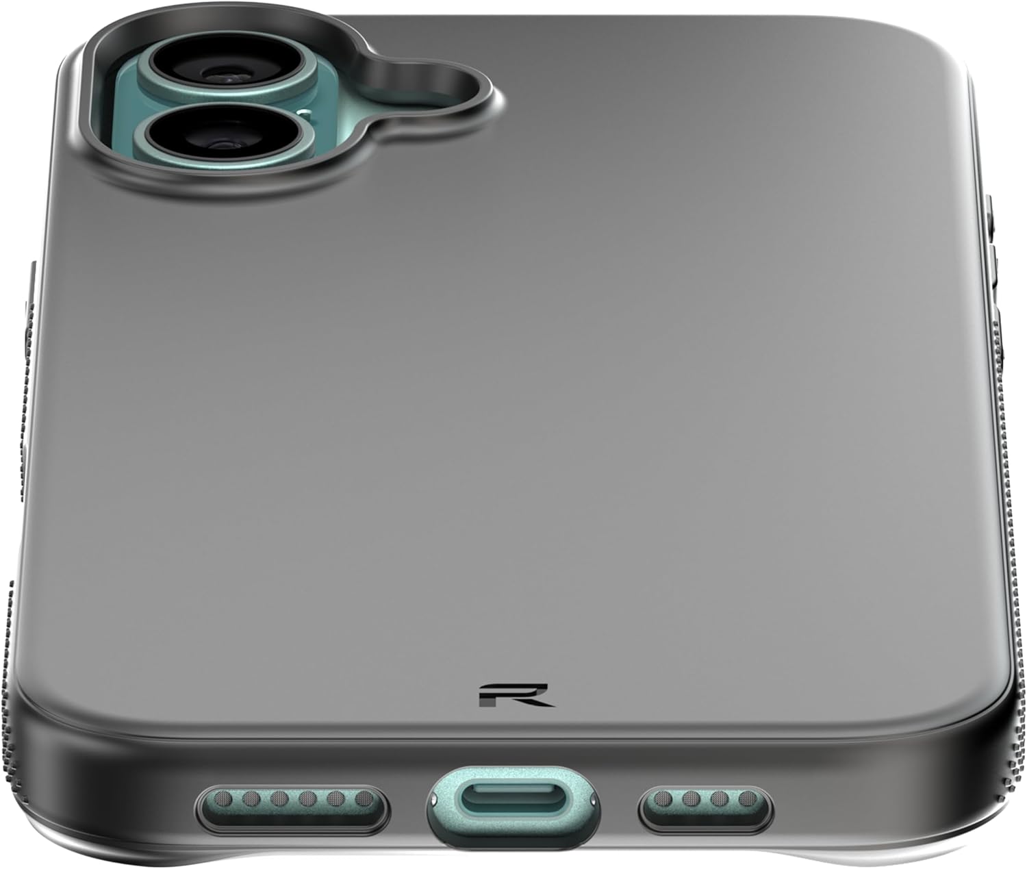 Back. Rebel - Rebel - Air ² Series Case For Apple iPhone 16 Plus - Black - Black.