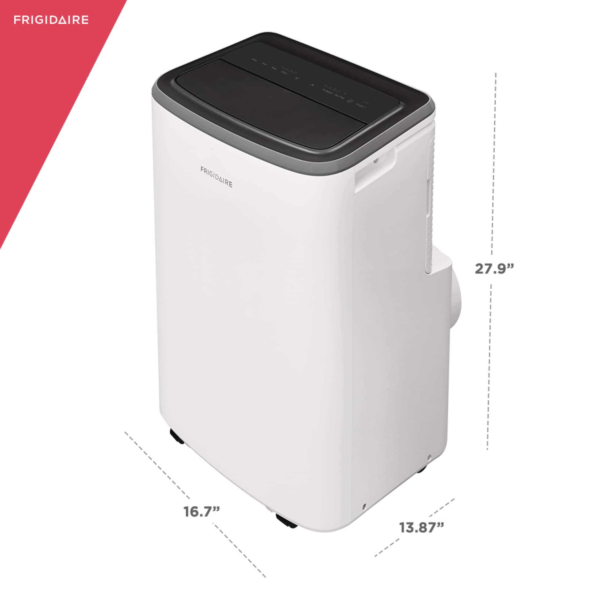 Alt View 13. Frigidaire - 3-in-1 Portable Room Air Conditioner - White.