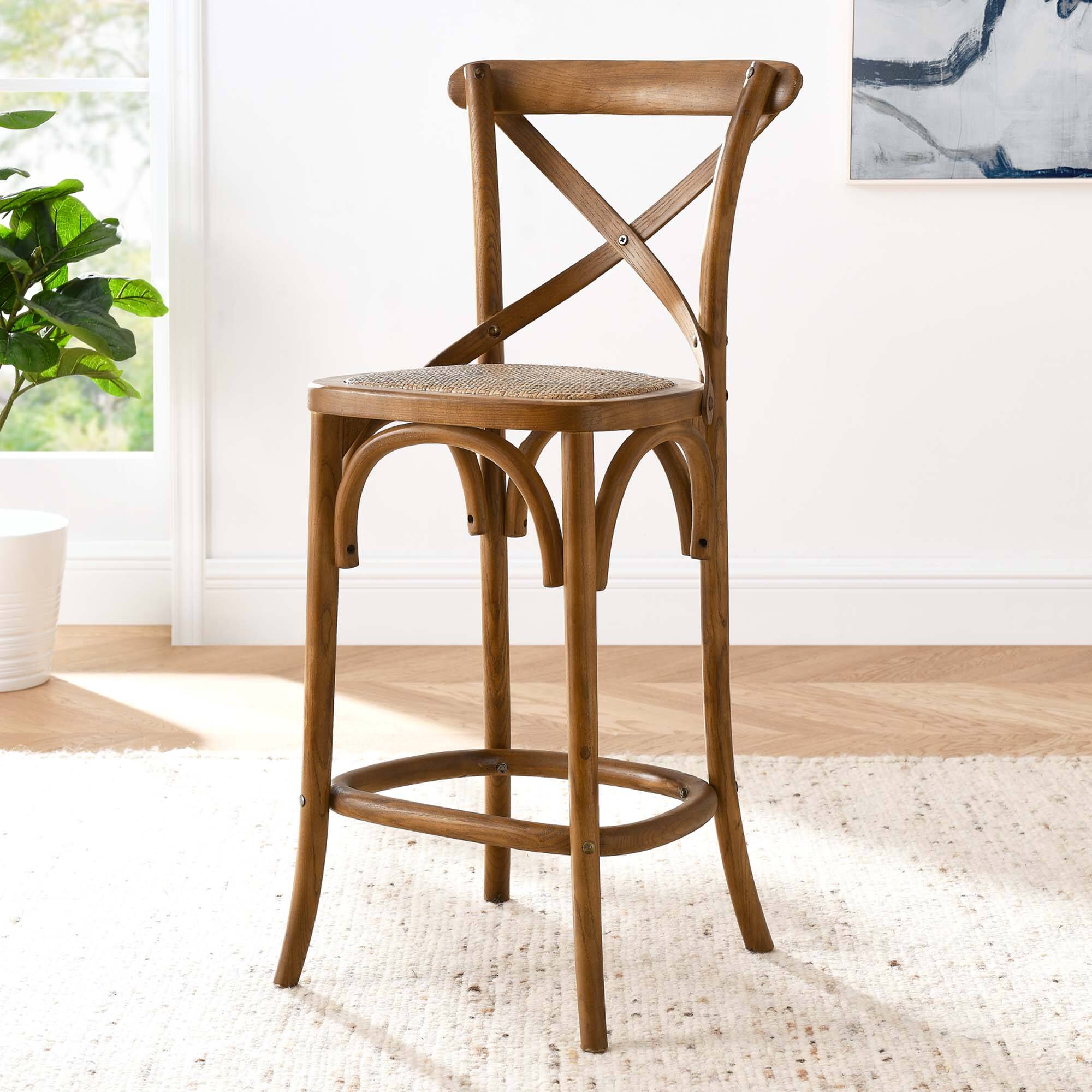 Alt View 5. Modway - Gear Counter Stool by Modway - Brown.
