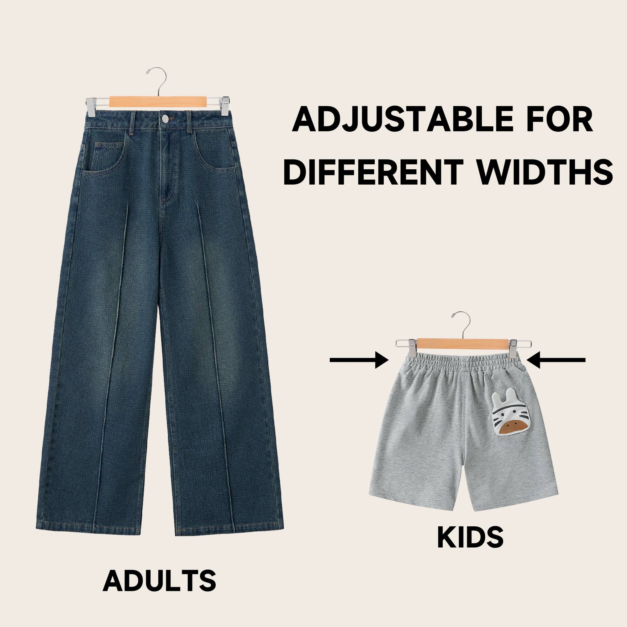 ADJUSTABLE FOR DIFFERENT WIDTHS

ADULTS

KIDS