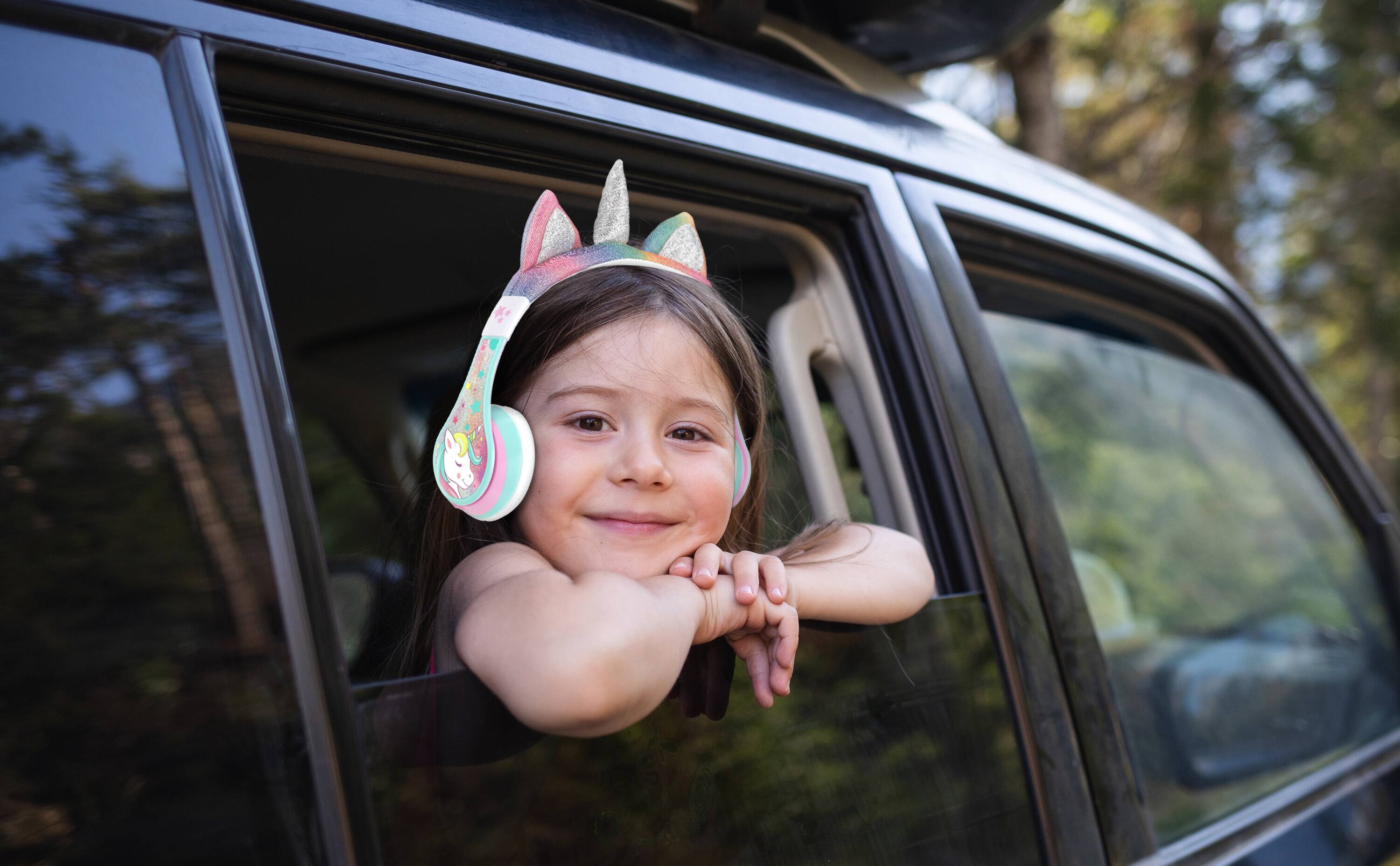 Alt View 1. eKids - eKids Unicorn Bluetooth Headphones for Kids, Wireless Headphones for School, Home, or Travel - Multicolor.