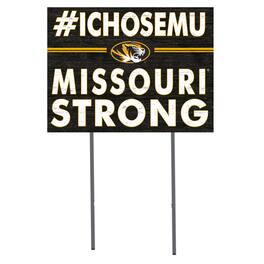 Jardine - Missouri Tigers 18'' x 24'' I Chose Lawn Sign - Yellow