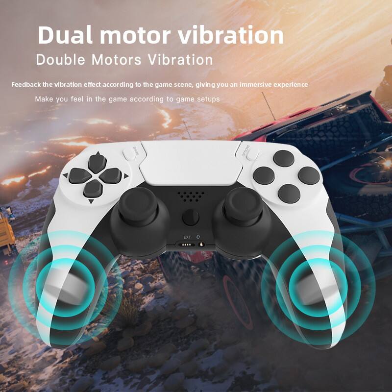 Dual motor vibration  
Double Motors Vibration  
Feedback the vibration effect according to the game scene, giving you an immersive experience  
Make you feel in the game according to game setups