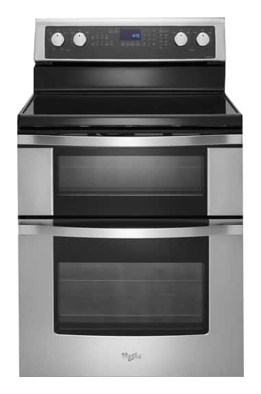 best buy double oven electric range