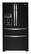 Front. Whirlpool - 26.2 Cu. Ft. 4-Door French Door Refrigerator with Thru-the-Door Ice and Water - Black Ice.
