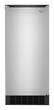 Whirlpool - Gold 15" 50-Lb. Built-In Icemaker - Stainless Steel - Larger Front