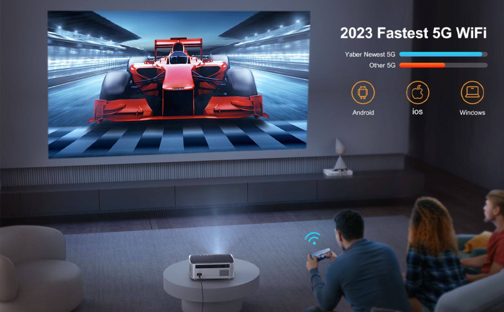 2023 Fastest 5G WiFi Yaber Newest 5G Android iOS Windows