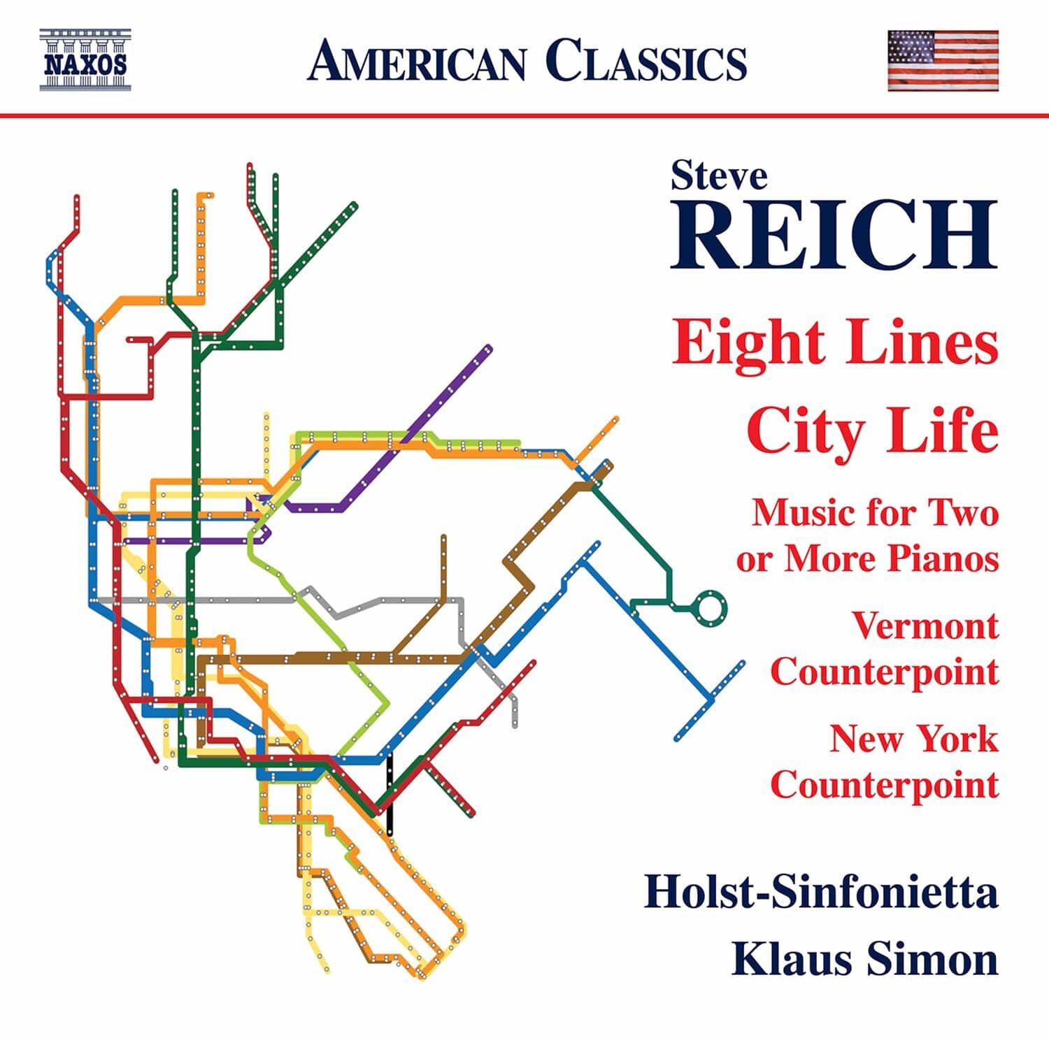 Holst-Sinfonietta  Simon - Eight Lines / City Life  - COMPACT DISCS
