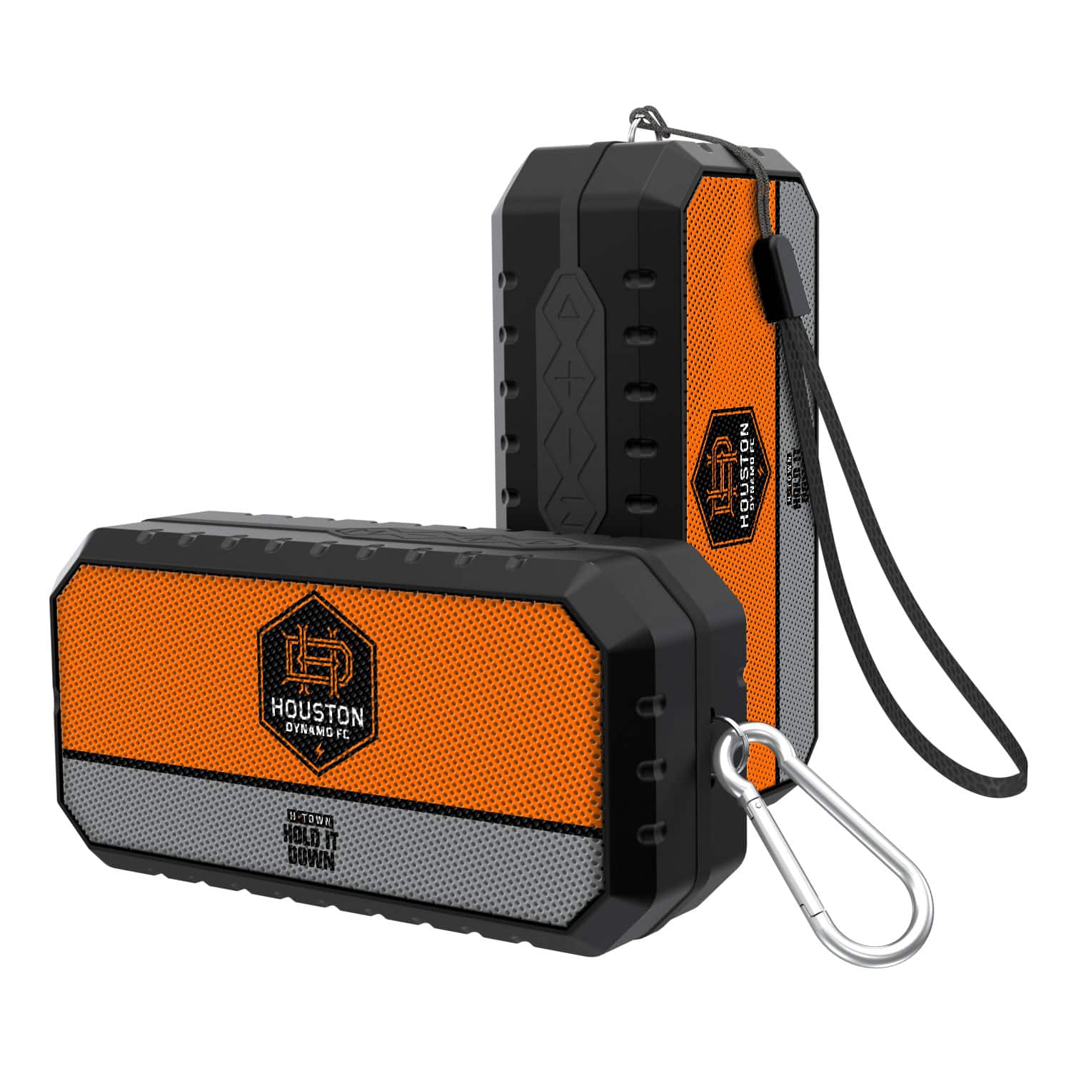 Keyscaper - Houston Dynamo FC Endzone Water-Resistant Bluetooth Speaker - Multicolor