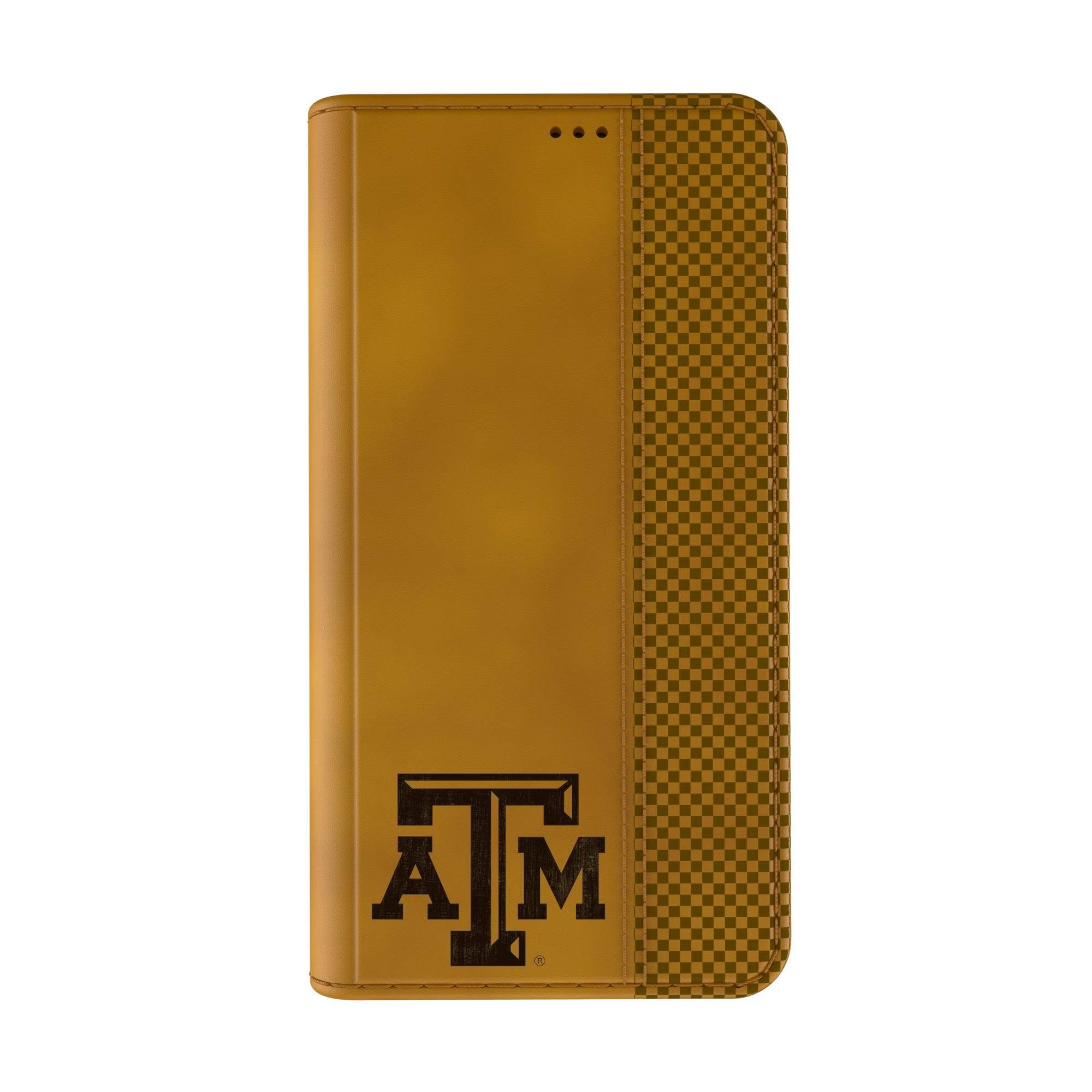 Alt View 1. Keyscaper - Texas A&M Aggies iPhone Folio Case - 13 Pro Max - Multicolor.