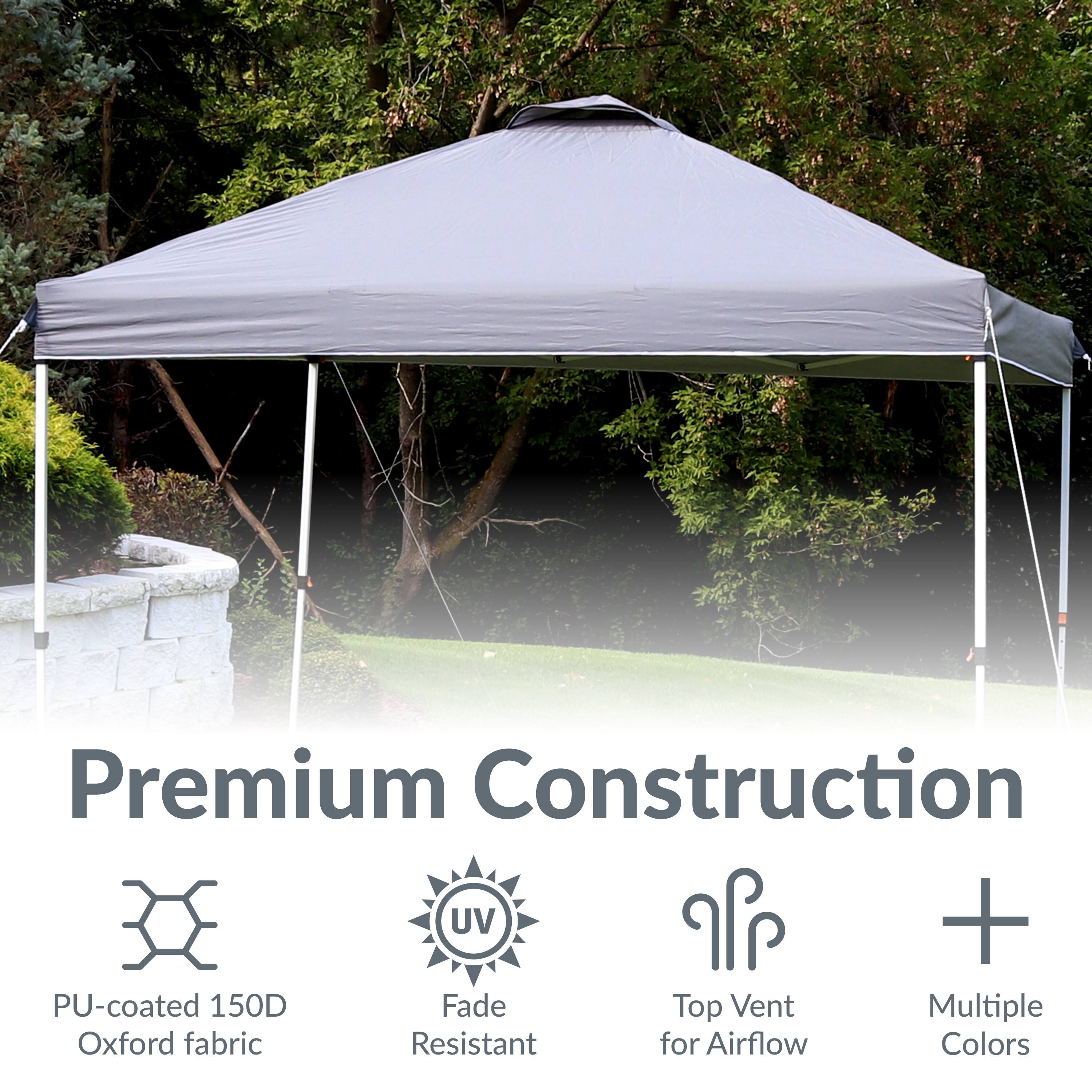 Premium Construction

- PU-coated 150D Oxford fabric
- UV Fade Resistant
- Top Vent for Airflow
- Multiple Colors