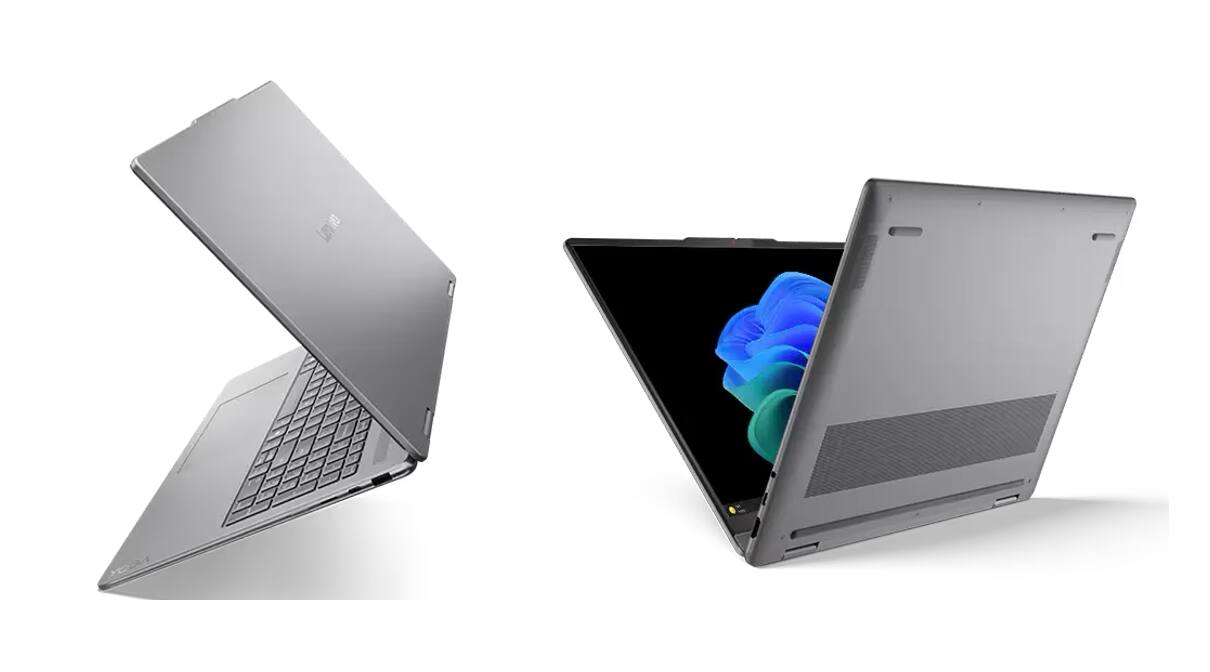 Alt View 2. Lenovo - Lenovo Yoga 7i 2-in-1 Laptop 16.0 WUXGA Display (Intel Ultra 7-256V, 16GB LPDDR5X, 1TB SSD, Active Pen, Win 11 Pro) - Luna Grey.