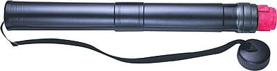 Front. Staedtler - Telescopic 3" Plastic Art Tube, Water Resistant - Black.