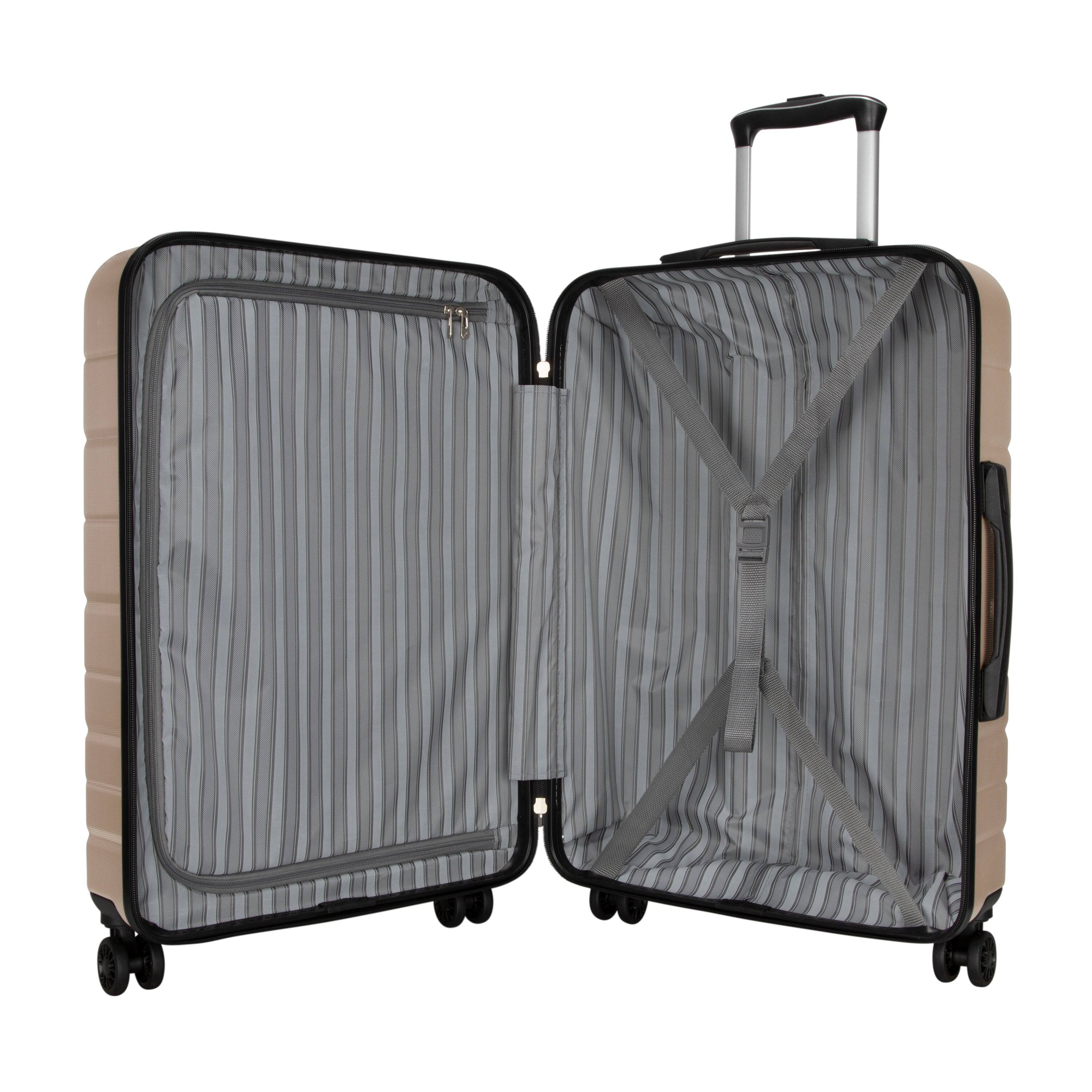 Left. Skyway - Epic 2.0 Hardside Medium Check-In, Bone - Bone.