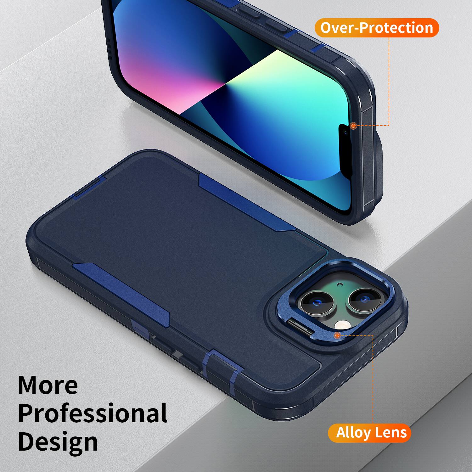Over-Protection  
More Professional Design  
Alloy Lens