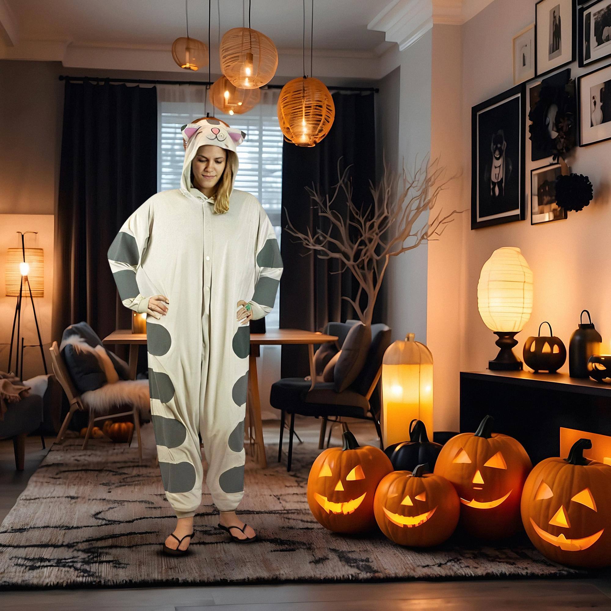 Alt View 3. Ripple Junction - Big Bang Theory Soft Kitty Kigurumi Costume One Size Fits Most One Size - Gray.