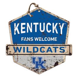 Jardine - Kentucky Wildcats Fans Welcome Sign - Blue