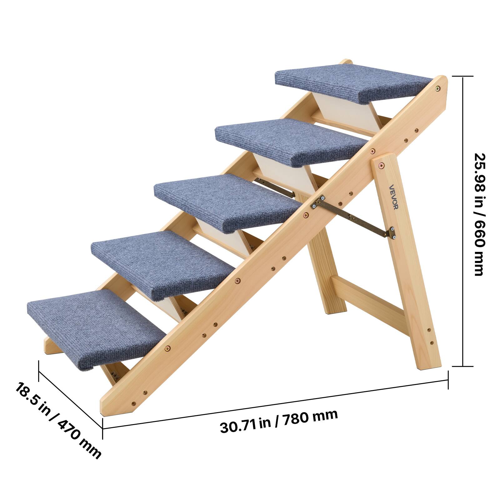 VEVOR  
25.98 in / 660 mm  
18.5 in / 470 mm  
30.71 in / 780 mm