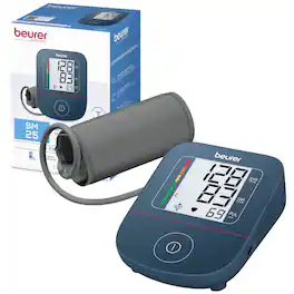 Beurer - BM25 Upper Arm Blood Pressure Monitor with Risk Indicator - Blue