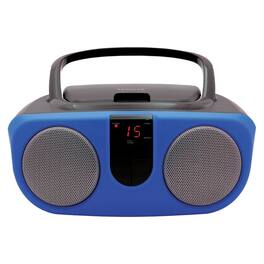 Proscan - Portable CD/AM/FM Radio Boom Box, PRCD243M - Blue