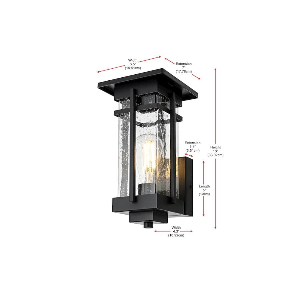 Elegant Lighting - Livingston 7 inch Outdoor Pendant - Black price history on PriceWatchPro