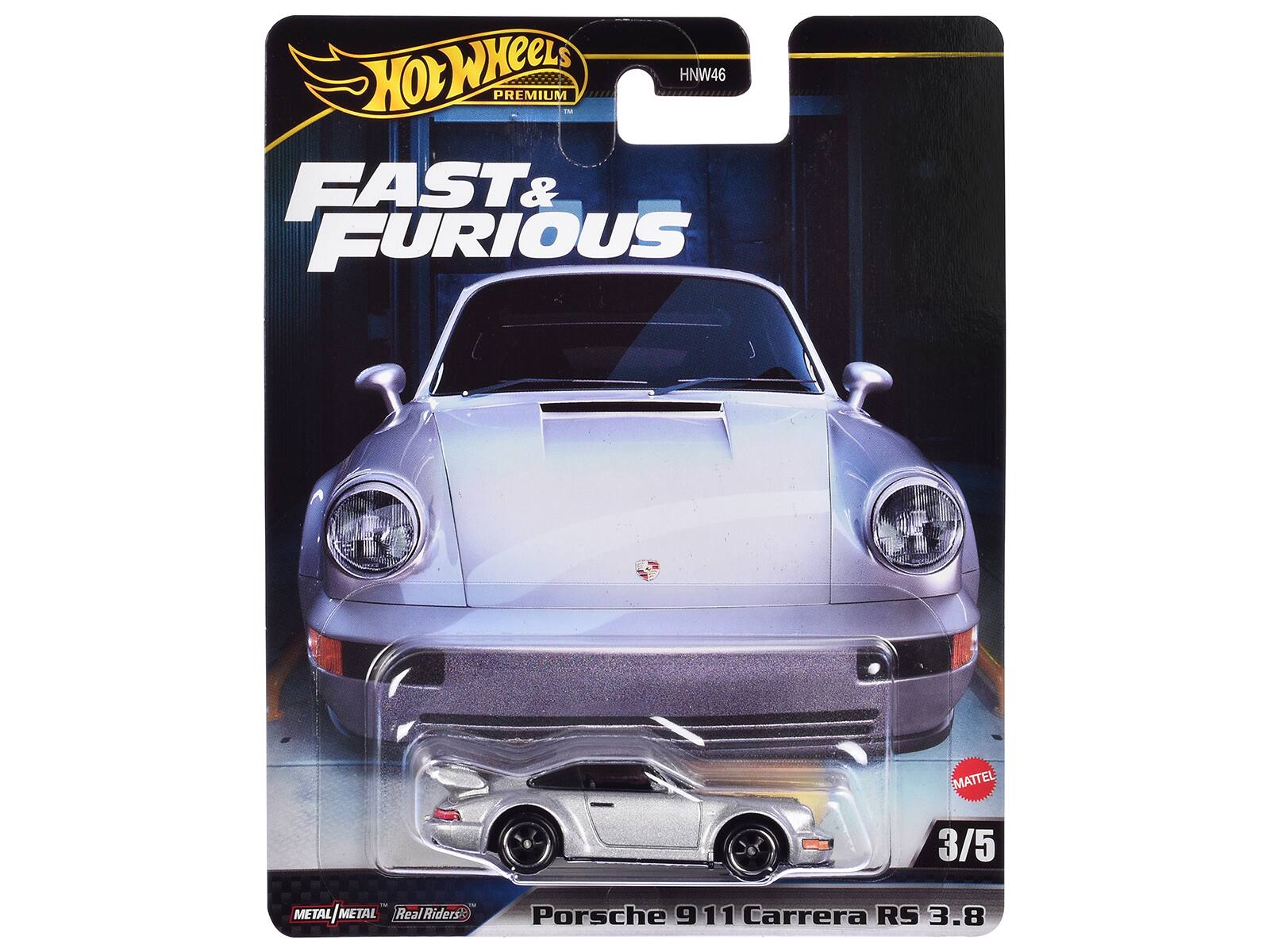 Hot Wheels Premium HNW46 - Fast & Furious Mattel 3/5 Metal Metal|Metal Metal Riders Porsche 9 911 Carrera RS 3.8
