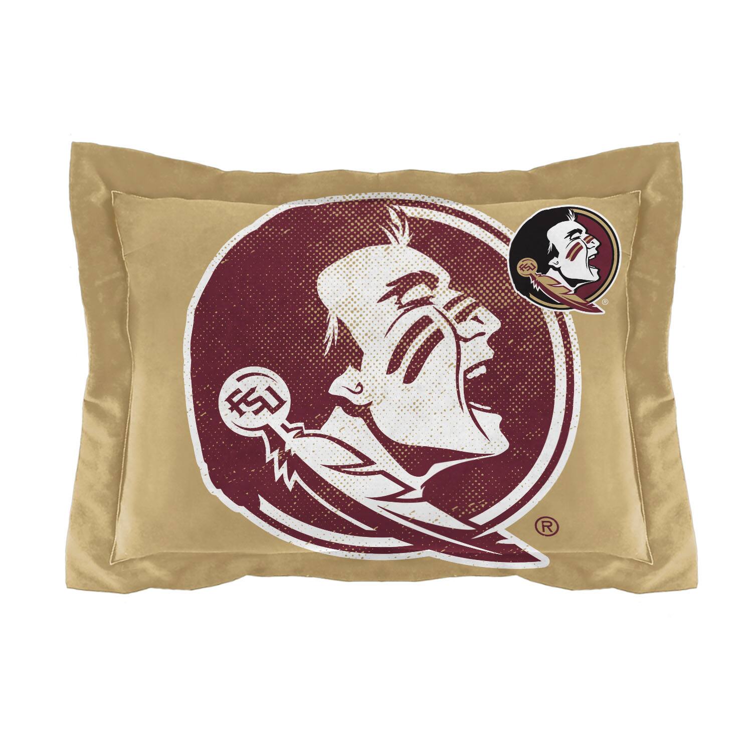 Left. Sweet Home Collection - NCAA Florida State Seminoles Comforter & Sham Set- Twin/Twin XL - Multicolored.