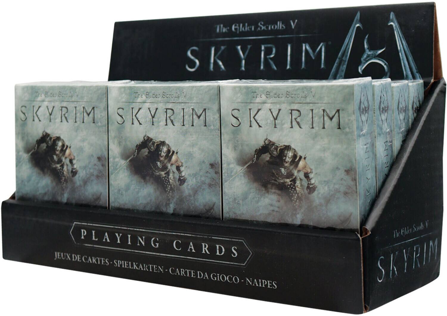 The Elder Scrolls V: Skyrim  
SKYRIM  
PLAYING CARDS  
JEUX DE CARTES - SPIELKARTEN - CARTE DA GIOCO - NAIPES