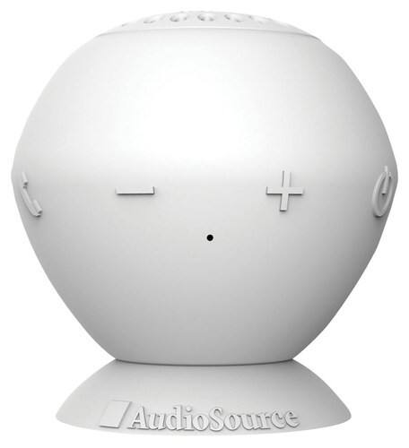 Front Standard. AudioSource - soundPOP Bluetooth Speaker - White.