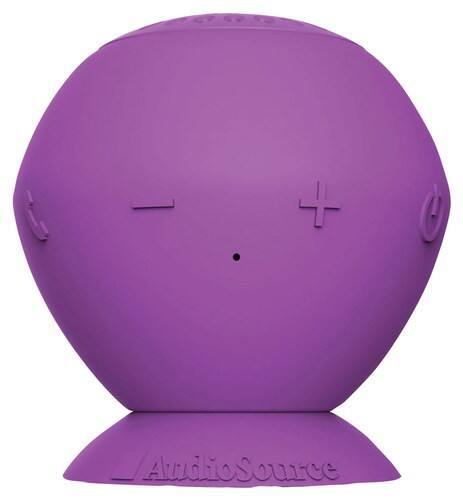 Front Standard. AudioSource - soundPOP Bluetooth Speaker - Royal Purple.