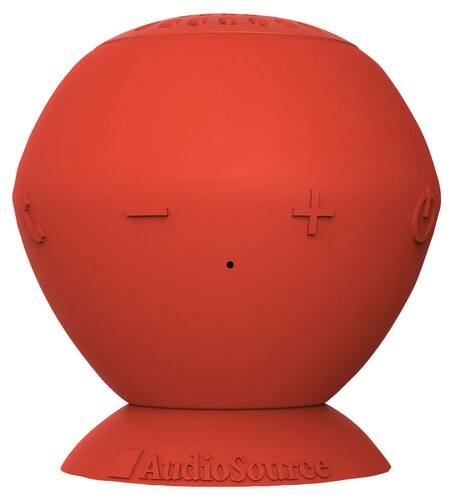 Front Standard. AudioSource - soundPOP Bluetooth Speaker - Red.