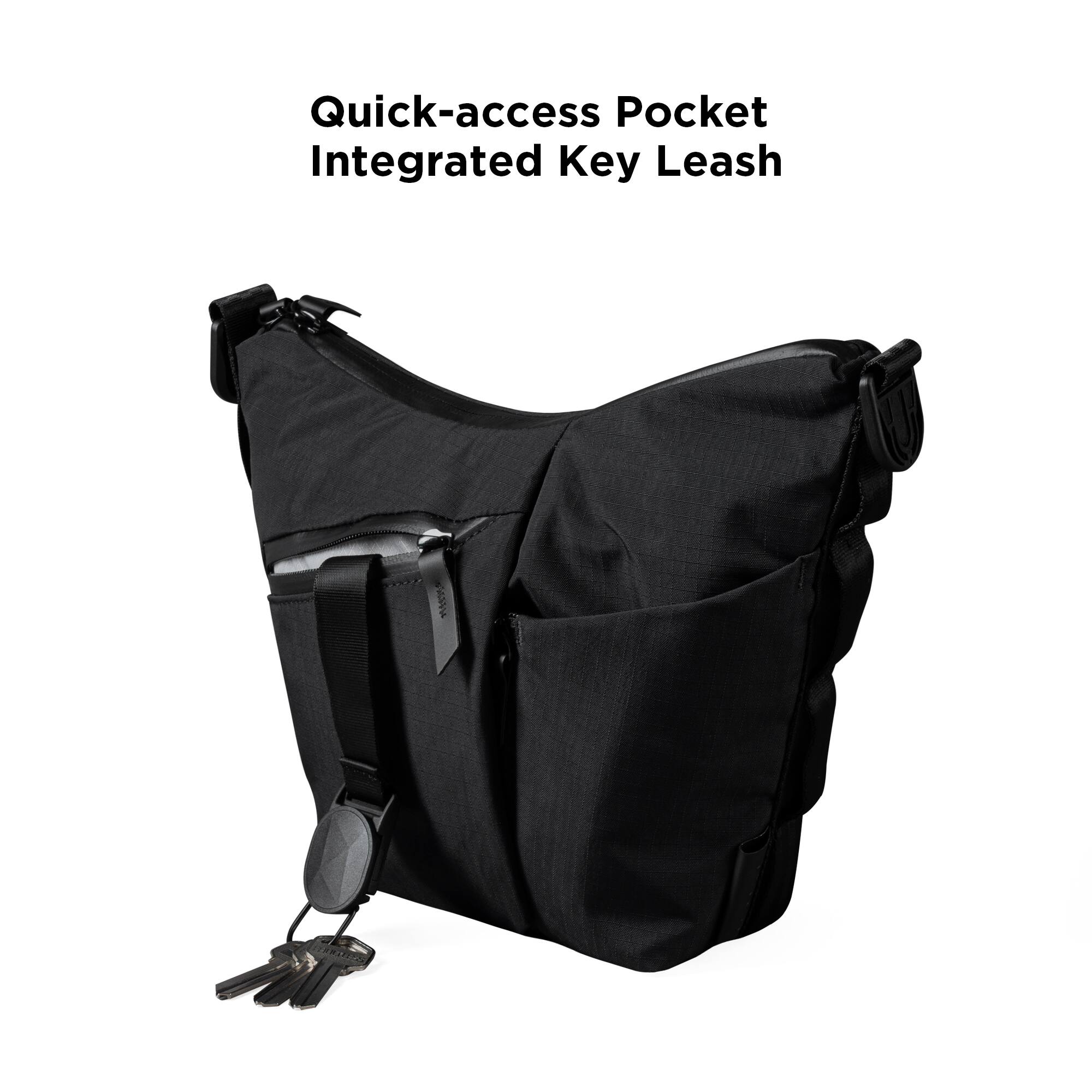 Quick-access Pocket Integrated Key Leash