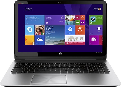  HP - ENVY TouchSmart 15.6&quot; Touch-Screen Laptop - Intel Core i5 - 8GB Memory - 750GB Hard Drive - Modern Silver