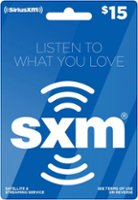 $15 Prepaid Service Card for SiriusXM Internet Radio - Multicolor - Front_Zoom