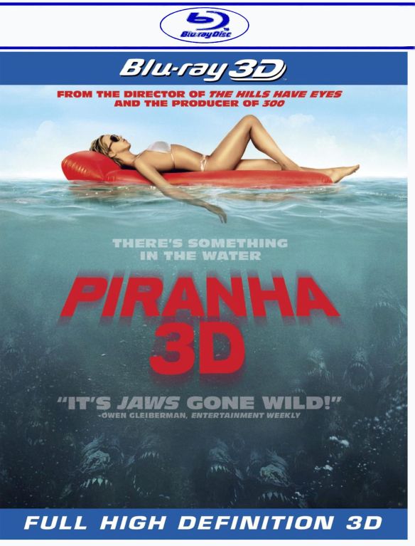  Piranha 3D [3D] [2 Discs] [Blu-ray] [Blu-ray/Blu-ray 3D] [2010]