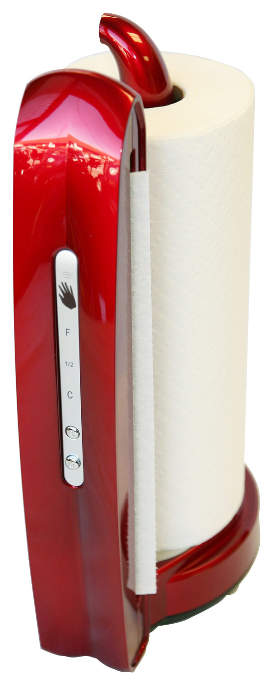 KitchenAid Red Perfect Tear Paper Towel Holder w/ Spindle Gently