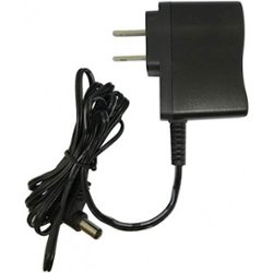 iTouchless - AC Power Adapter for Automatic Sensor Trash Cans, Official and Manufacturer Certified, UL Listed, Energy Saving - Black - Front_Zoom