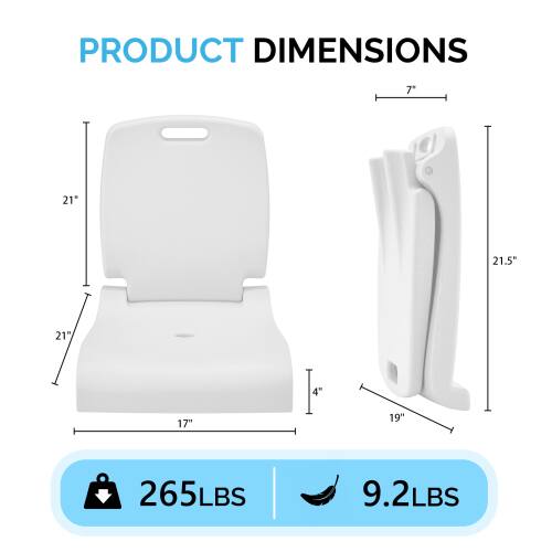 PRODUCT DIMENSIONS

7"
21"
21.5"
21"
4"
17"
19"

265LBS
9.2LBS