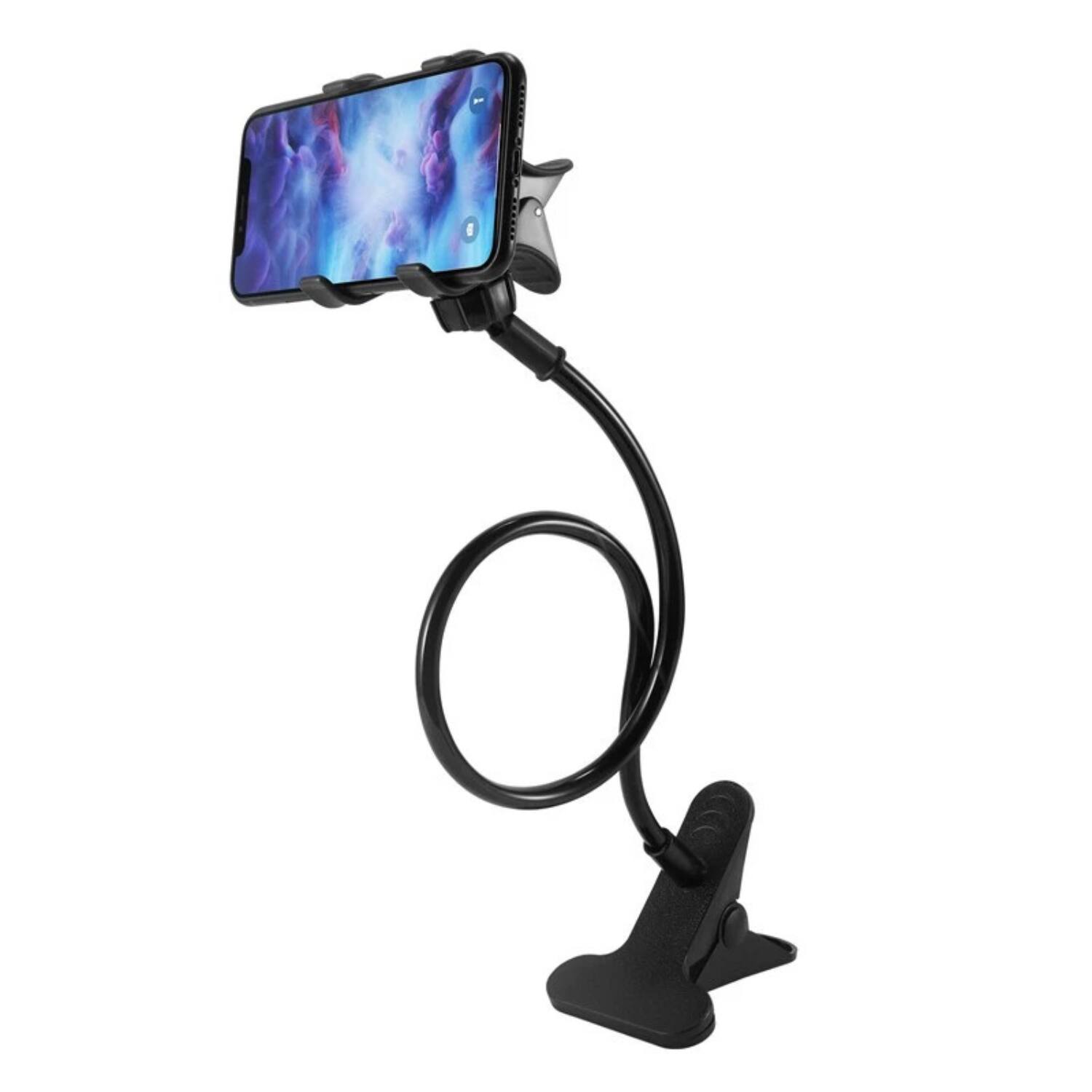 Angle. Stock Preferred - 360º Flexible Lazy Bracket Mobile Phone Holder Stand Black - Black.