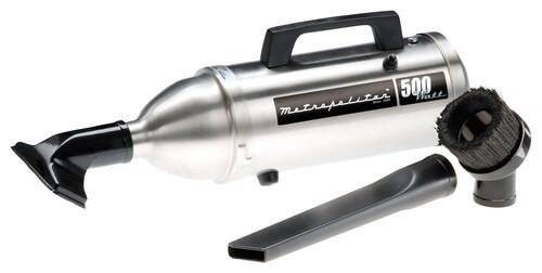 Front. MetroVac - Metro Professionals Hand Vac - Stainless-Steel.
