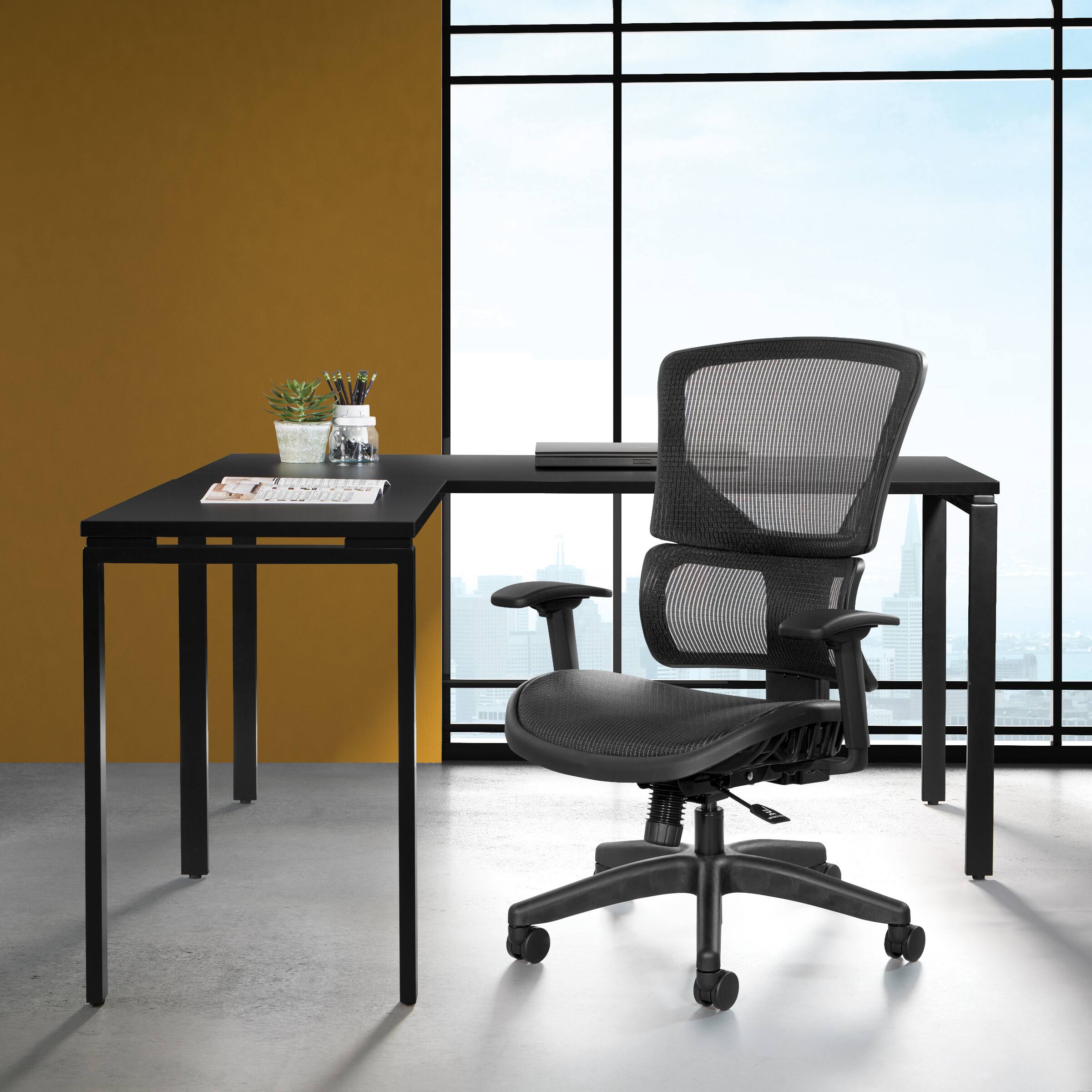 Alt View 3. Office Star Products - Vertical Matrix Seat & Back Manager's Chair - Black.