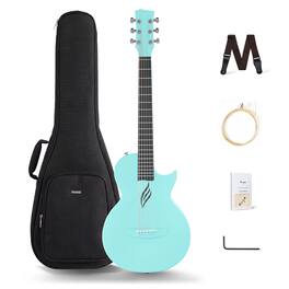 Enya - NOVA GO 35-Inch Carbon Fiber Travel Acoustic Guitar, Blue - BL