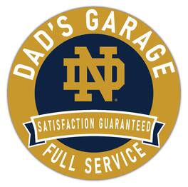 Fan Creations - Notre Dame Fighting Irish 16" x 16" Dad's Garage Wood Sign - Multicolor