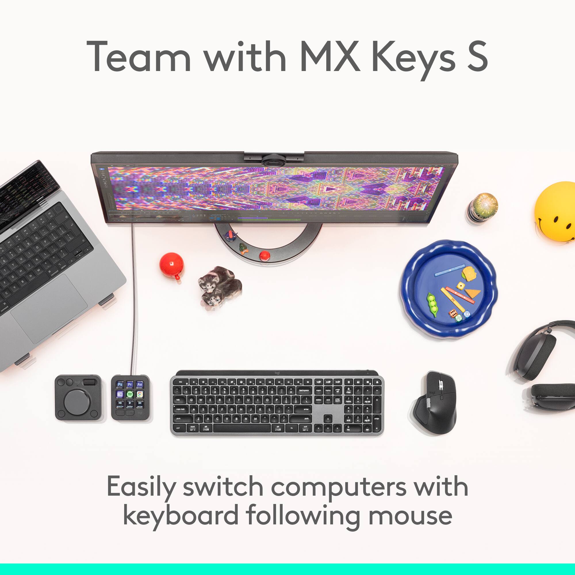 Team with MX Keys S

Easily switch computers with keyboard following mouse