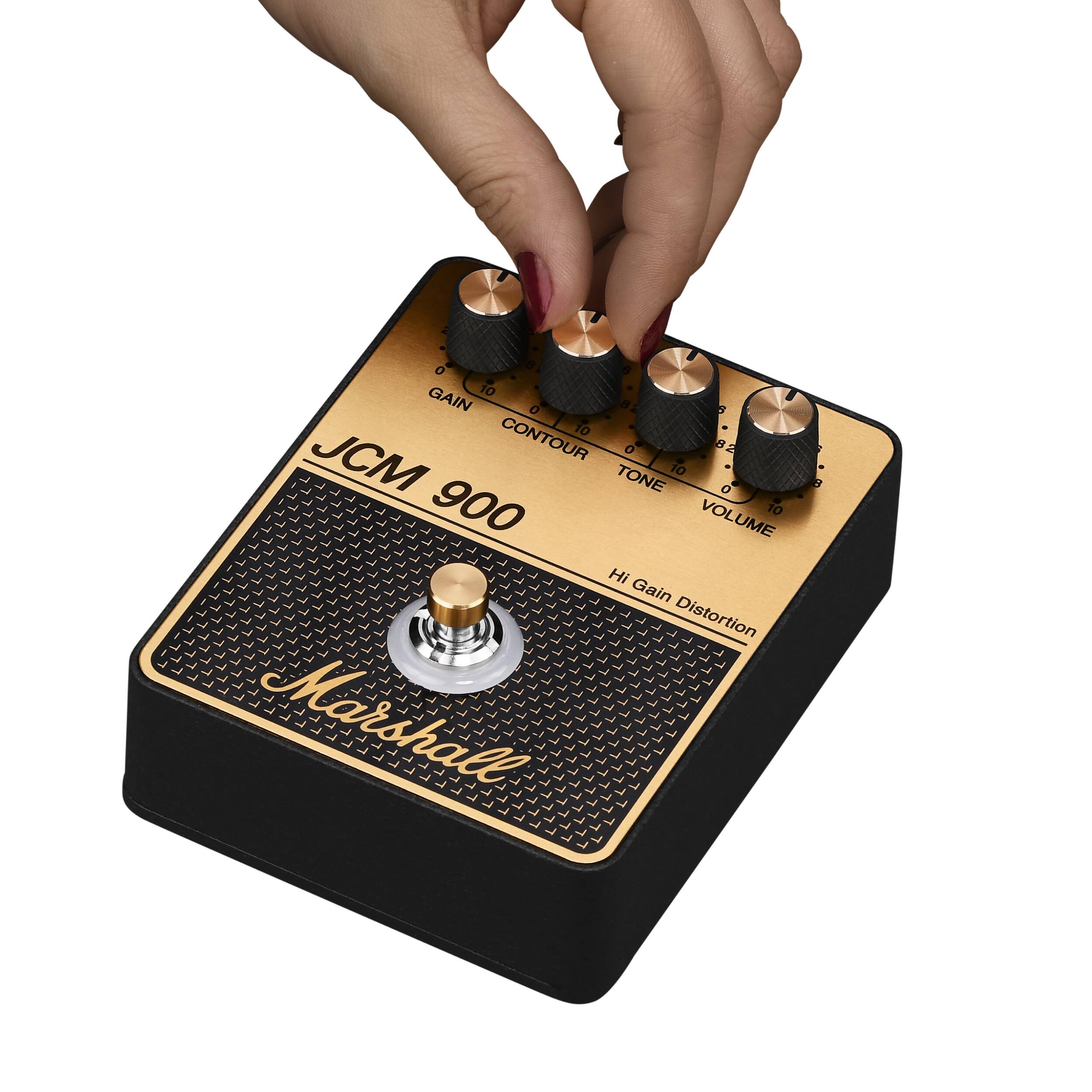 Marshall JCM900 Overdrive/Distortion Pedal Black/Gold 1008156