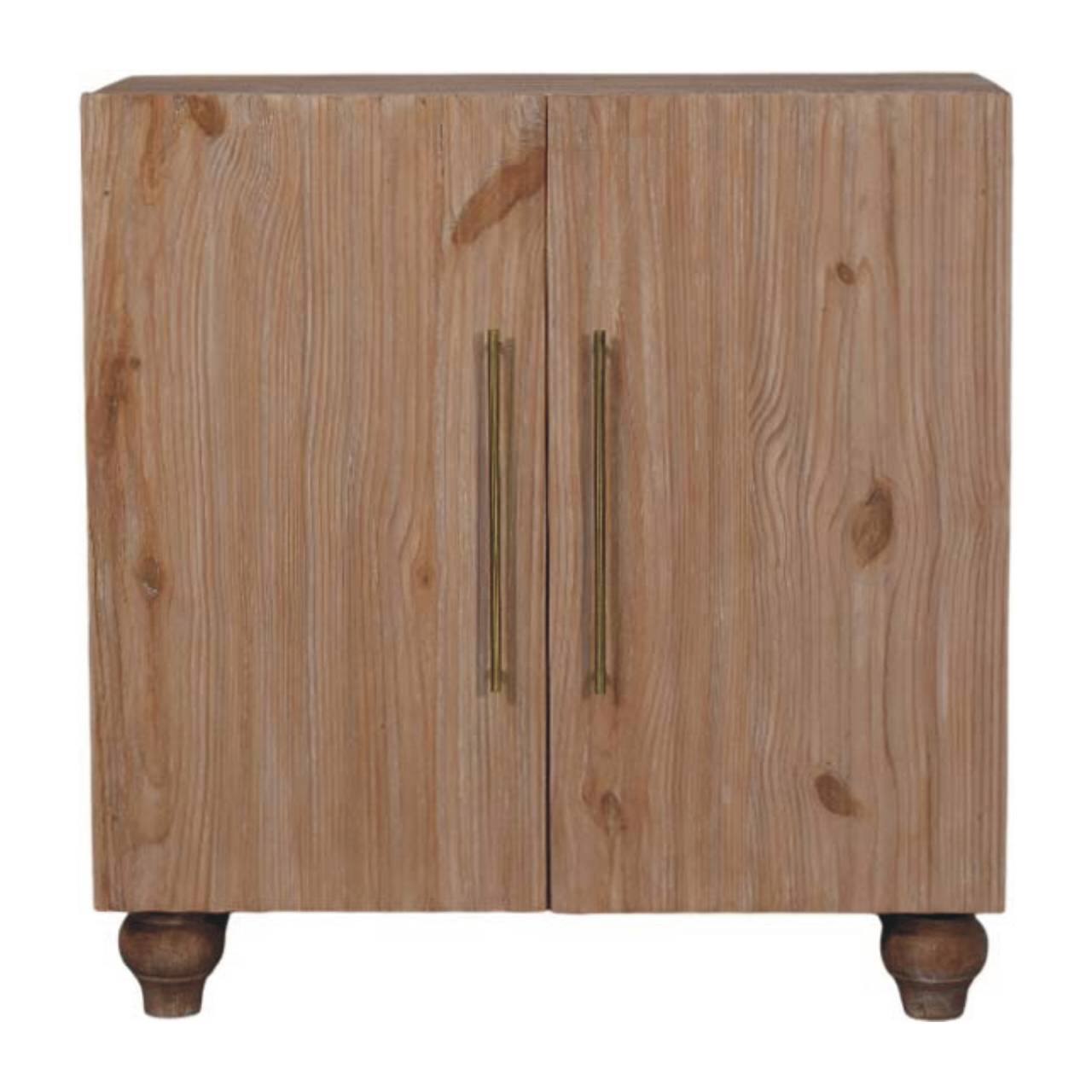 Front. Artisan Furniture - Artisan Furniture Solid Wood Sandgrain Pine & Mango Sideboard - Brown.