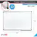 Alt View 20. Floortex - Viztex Porcelain Magnetic Dry Erase Board with an Aluminium Frame - 18'' x 24'' - White.
