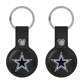 Keyscaper - Dallas Cowboys Two-Pack AirTag Holders - No Size - Black