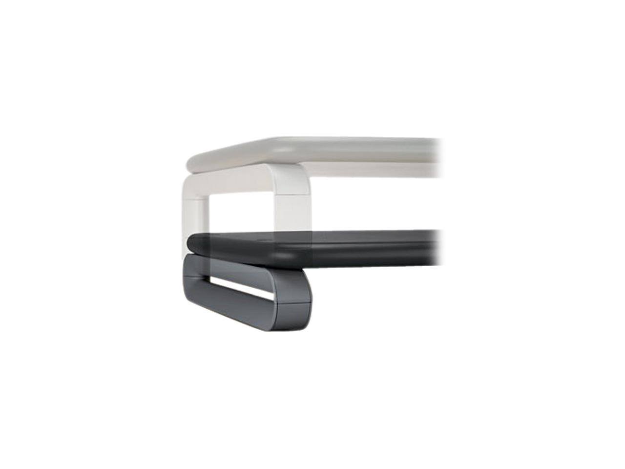 Alt View 1. Kensington - Kensington Monitor Stand with SmartFit, For 24" Monitors, 15.5" x 12" x 3" to 6", Black/Gray, Supports 80 lbs - Black/Gray.